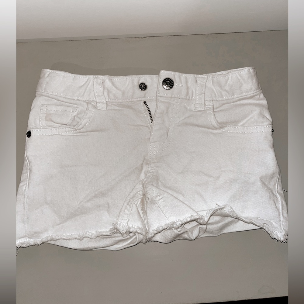 cat and jack white low waisted jean shorts